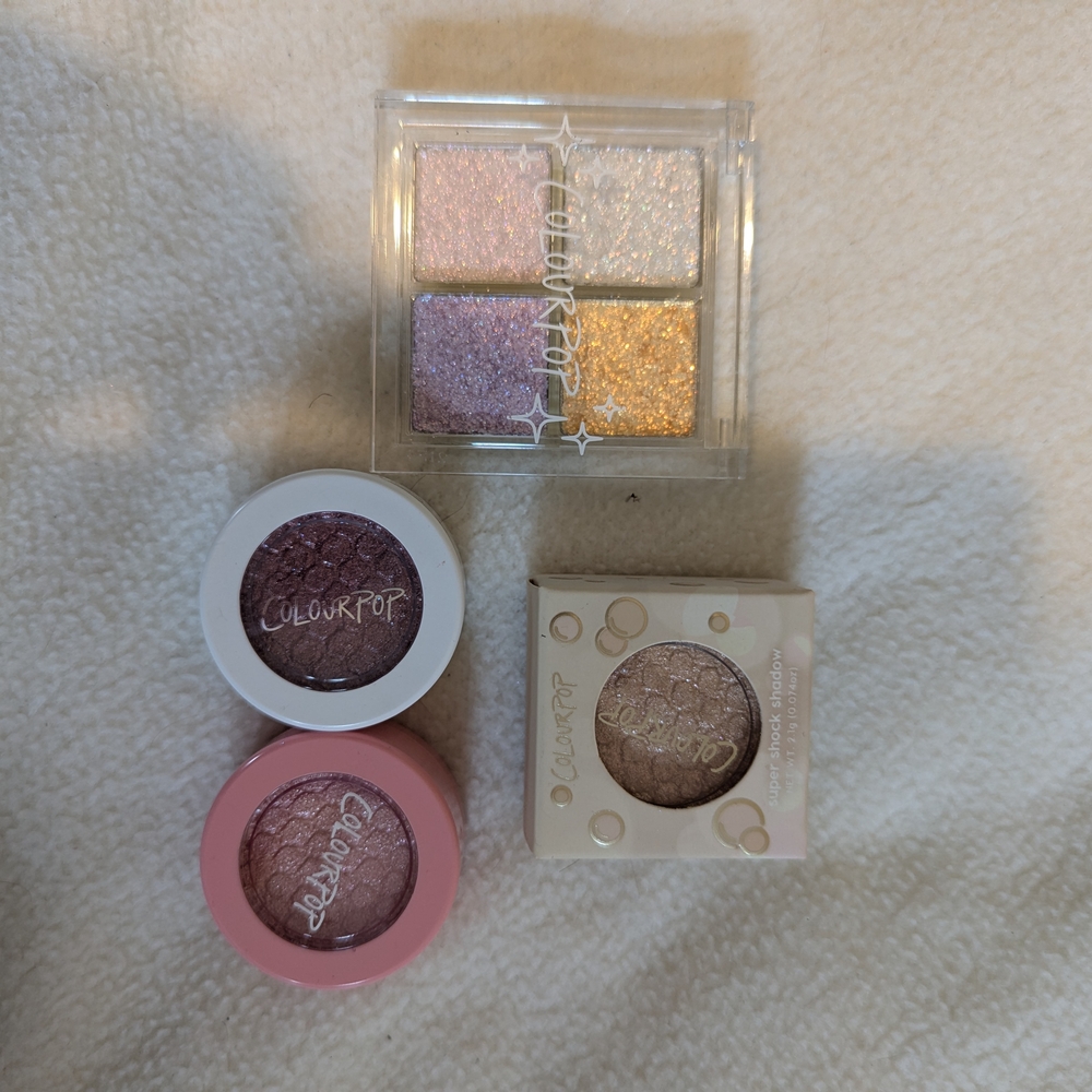ColourPop Eyeshadow Set - Purple and Gold